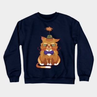 Crabby Cat Crewneck Sweatshirt